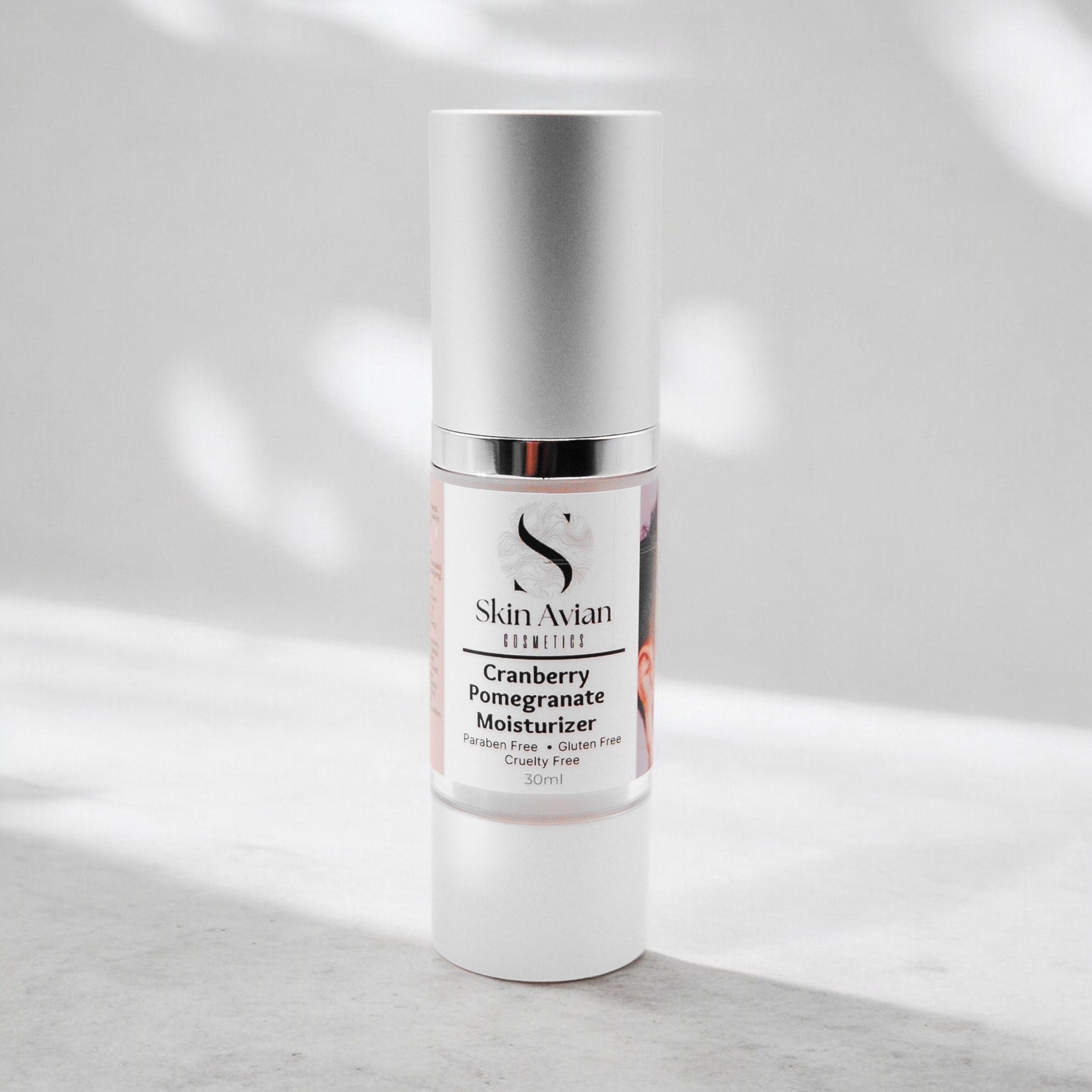 Vegan Face Moisturizer Cranberry Pomegranate