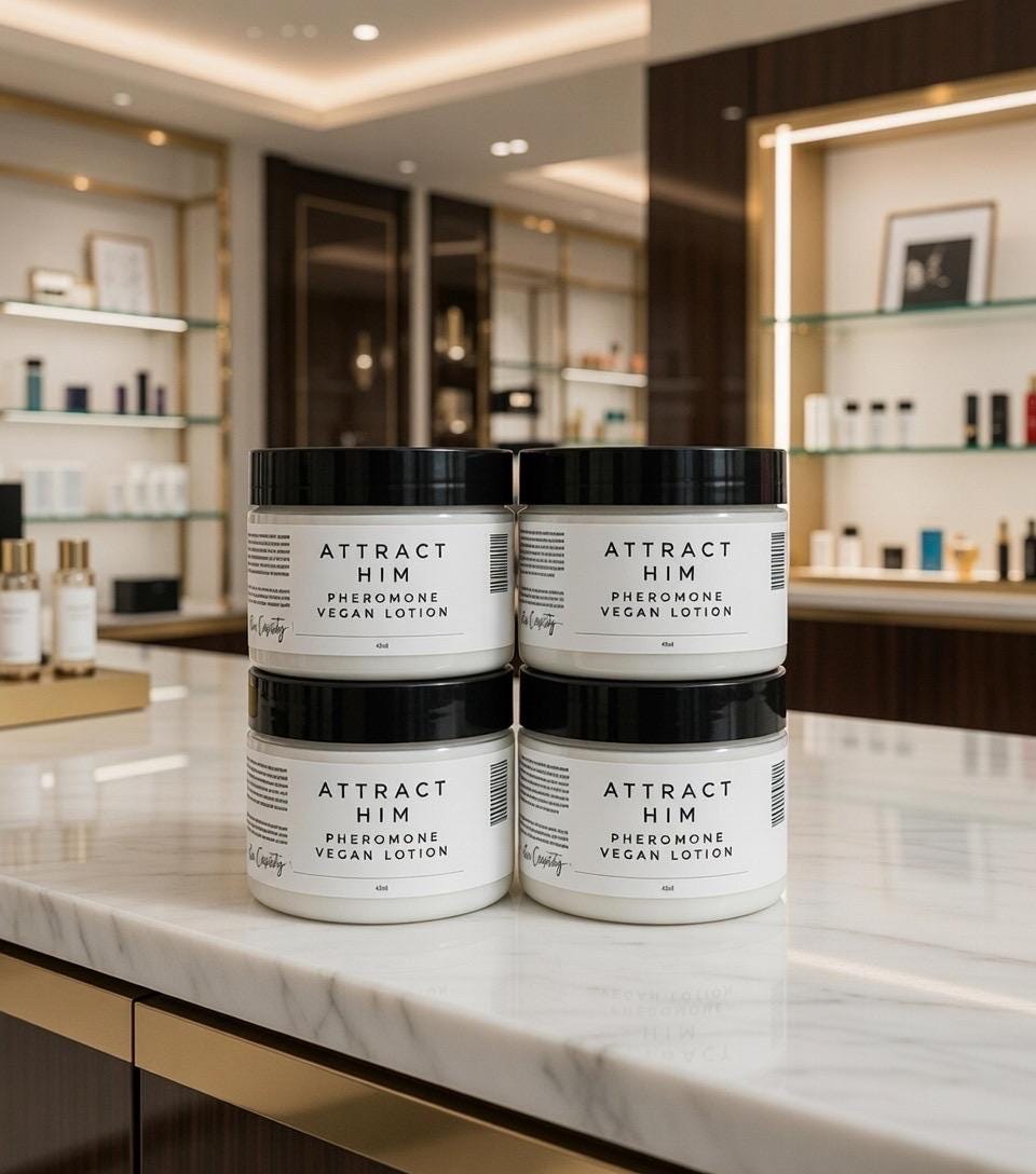 Pheromone Vegan Lotion Him/Her