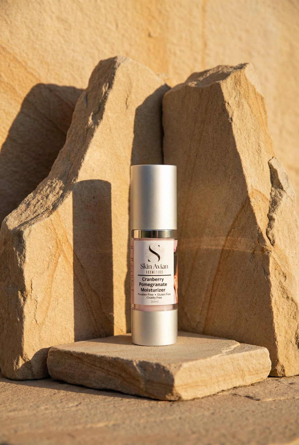 Vegan Face Moisturizer Cranberry Pomegranate